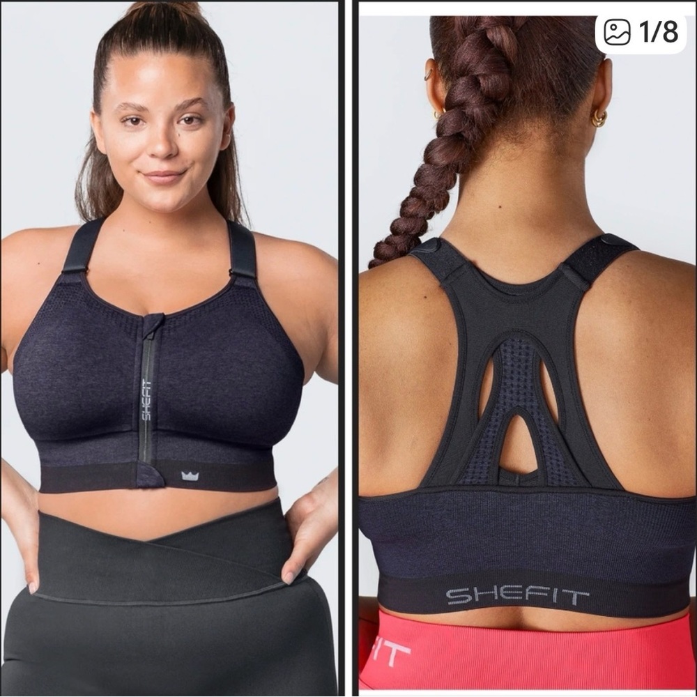 Shefit Low Impact Sports Bra in Navy.